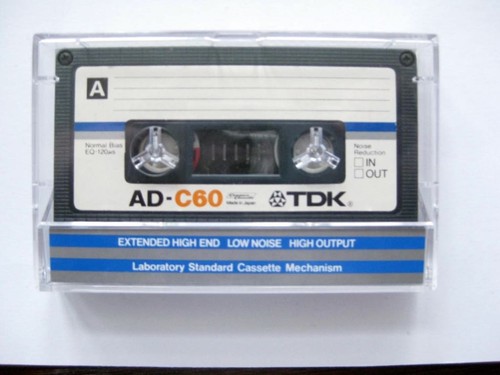 Tdk c60 kassette - ad, cassetten