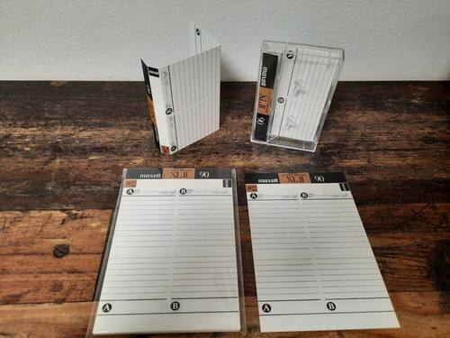 25x audiokassetten inlay - audiokassetten,