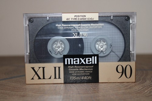 Maxell 90 audiokassette - xl,